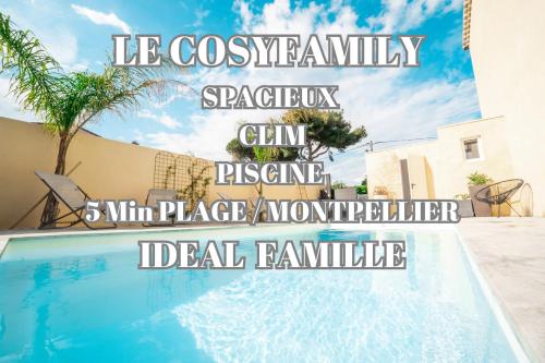 COSYFAMILY Piscine -WIFI- NEUF-FAMILLE -15MIN PLAGE - CoHôteConciergerie : Appartements proche de Pérols