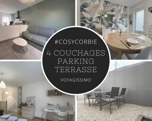 #CosyCorbie Maison à Corbie à 11 minute du centre Amiens : Maisons de vacances proche de Bussy-lès-Daours