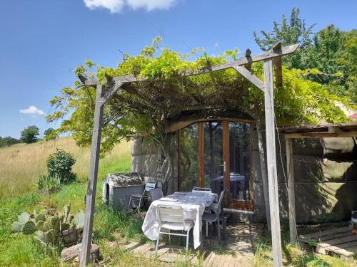 Charmante Yourte contemporaine : Maisons de vacances proche de Mirandol-Bourgnounac