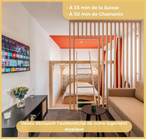 Appartement Unique Cluses : Appartements proche de Mont-Saxonnex