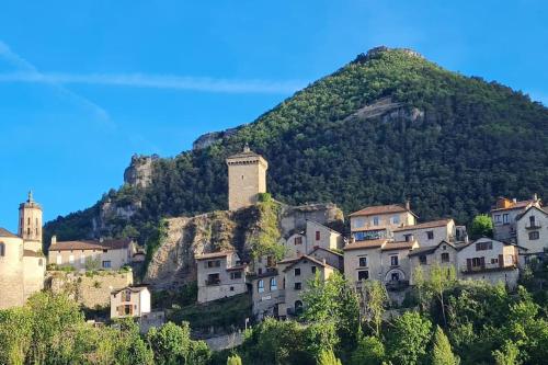 Maison avec magnifique vue, Gorges du Tarn et Jonte : Maisons de vacances proche de Le Rozier