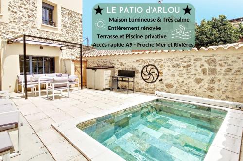 Le Patio d'Arlou, Maison de caractère : Villas proche de Camplong-d'Aude