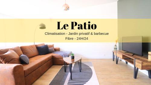 Le Patio - Climatisation - Jardin & Barbecue : Appartements proche de Cours-de-Pile