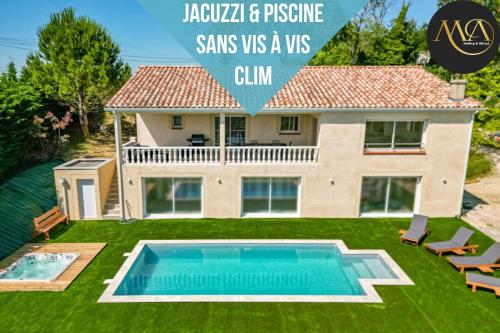 Villa Vista Valada by Melina & Alfred - Piscine - Jacuzzi - Clim - Netflix : Villas proche de Lissac