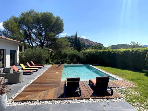 Maison au calme avec piscine Aix/Marseille : Villas proche de Cabriès