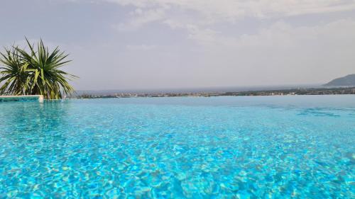 Studio avec vue panoramique et piscine à débordement : Maisons d'hotes proche de Mandelieu-la-Napoule