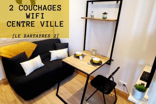 [Le Bartayres 2] Studio cosy centre ville : Appartements proche de Lourdes
