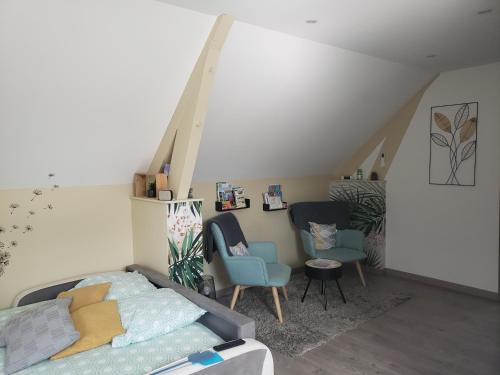 Appartement cosi avec double garage : Appartements proche de La Chapelle-de-Bragny