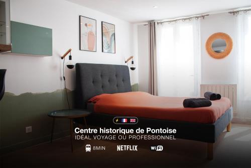 Studio cosy en plein cœur historique de Pontoise : Appartements proche de Frémécourt