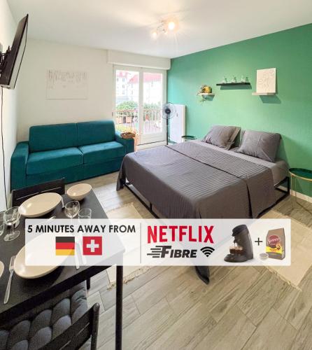 Studio Le Maréchal - Près frontière et Netflix : Appartements proche de Huningue