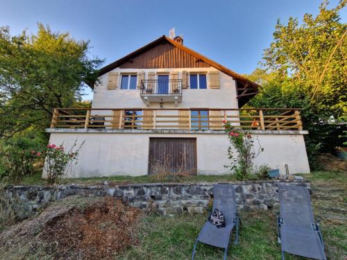 Entre Genève et Chamonix, vue à 180° sur les montagnes : Maisons de vacances proche de Ville-en-Sallaz
