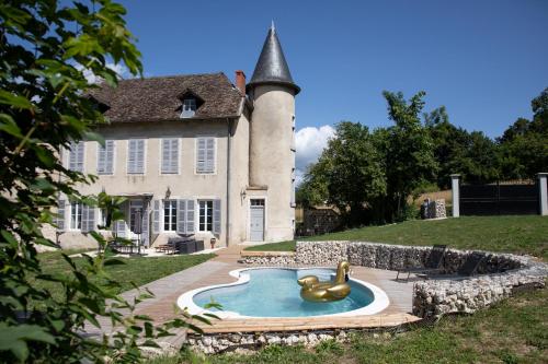 Manoir 4 étoiles avec piscine privée : Maisons de vacances proche de Chavornay