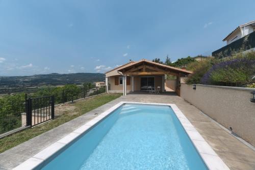 Rosa Gallica - Maison climatisée avec piscine : Maisons de vacances proche de Villeneuve-de-Berg