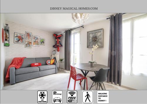 Air-conditioned apartment, walking distance to disney - DISNEY MAGICAL HOMES, PARIS : Appartements proche de Meaux
