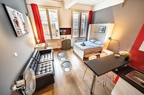 Le petit Pradel-studio cosy-Opéra Hôtel de Ville : Appartements proche du 1er Arrondissement de Lyon