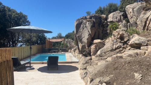 Bel appartement dans Villa avec piscine en Corse du Sud : Appartements proche de Bilia