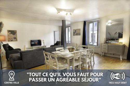 Centre-ville ~ Wi-Fi ~ Netflix ~ T4 LE GURVAL : Appartements proche de La Chapelle-Bouëxic
