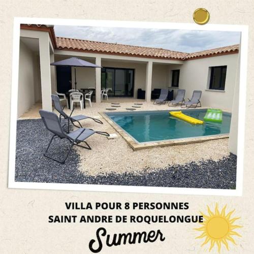 Jolie Villa moderne : Villas proche de Saint-André-de-Roquelongue