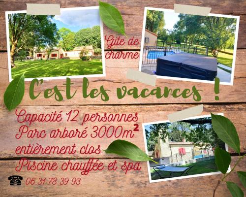 Gite La Minoterie - Véritable havre de paix : Maisons de vacances proche de Boufféré
