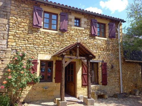 Maison en pierre 4/6 personnes 11km de Sarlat Périgord Noir : Maisons de vacances proche de Prats-de-Carlux