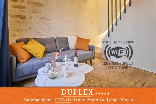 Duplex standing 7min➤Fontainebleau-INSEAD⎮45min➤Paris : Appartements proche de Veneux-les-Sablons