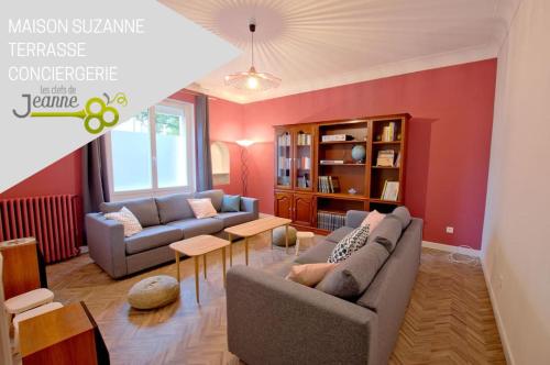 La grande maison de Suzanne et son Jardin : Maisons de vacances proche de Cagnac-les-Mines