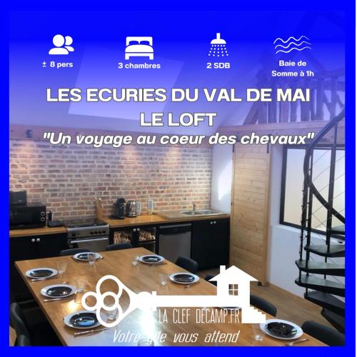 Loft Ecuries du Val de Mai, 8pers : Appartements proche de Montigny-sur-l'Hallue