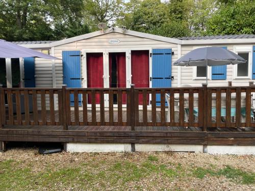 Mobile Home Chalet luxe : Campings proche de Courson-Monteloup