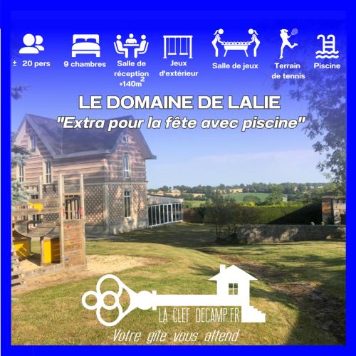 Domaine de Lalie 20pers Piscine Tennis Billard : Villas proche de Saint-Jean-des-Champs