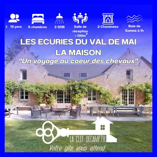 Maison Ecuries du Val de Mai, 15 Pers : Maisons de vacances proche de Montigny-sur-l'Hallue