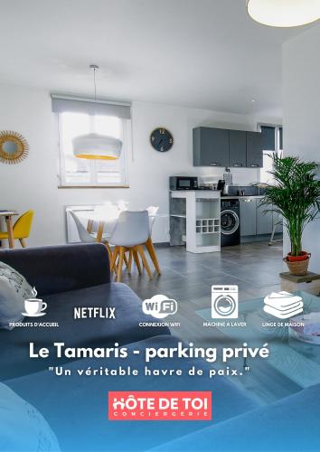 Le Tamaris, Garage privé hauteur limitée, Calme, Confort : Appartements proche de Luyères
