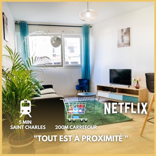5 minutes Saint Charles : Appartements proche du 4e Arrondissement de Marseille