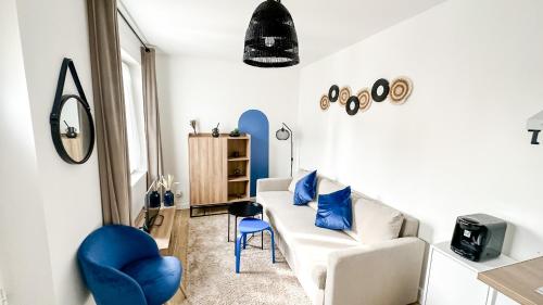 Le Cobalt Bohème - Studio proche Paris : Appartements proche de Montmagny