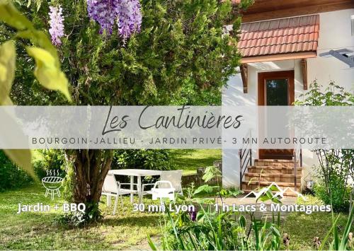 Les Cantinières - Bourgoin Jallieu - Jardin Privé : Appartements proche de Ruy