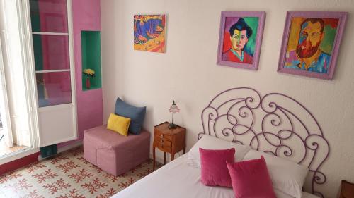 Matisse studio in centre near beach w/ balcony, AC : Appartements proche de Collioure