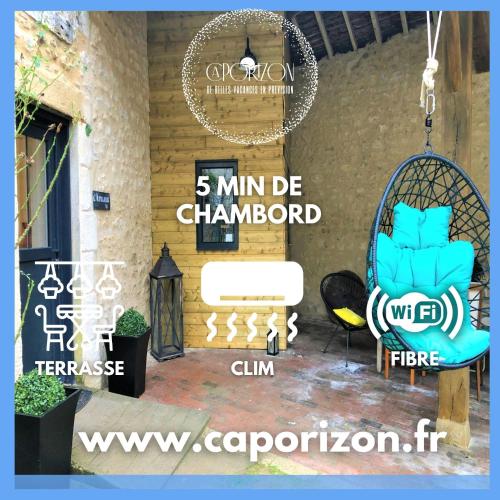Caporizon-L-Atelier-Aux portes du chateau de Chambord : Maisons de vacances proche de Saint-Claude-de-Diray