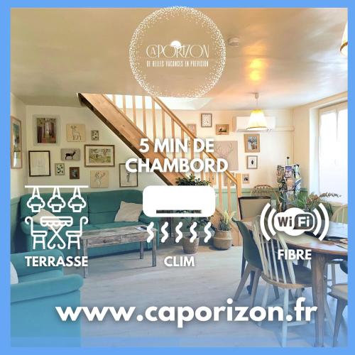 Caporizon-Le Coffre fort-Le clos de Chambord : Maisons de vacances proche de Saint-Claude-de-Diray