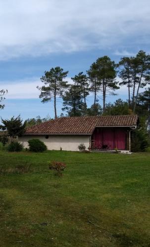 Maison confort,terrasse en bois , 2 chambres, sur un parc de 4000m2 arboré et clos : Maisons de vacances proche de Pissos
