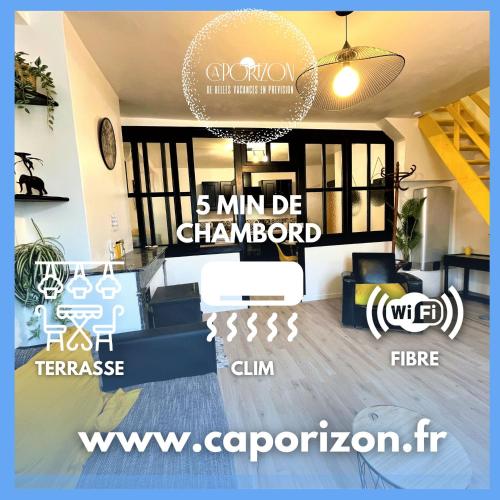 CAPORIZON-La Verrière-Clos de Chambord-à coté du Chateau : Maisons de vacances proche de Saint-Claude-de-Diray