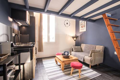 Studio Mezzanine Bleu : Appartements proche de Roquebrune-Cap-Martin