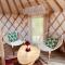 Tentes de luxe Yourte et son bain nordique : photos des chambres