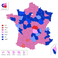 Carte elections cantonales 2011