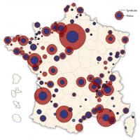 Cartes des manifestations contre la réforme des retraites du 02/10/10 