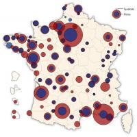 Cartes des manifestations contre la réforme des retraites du 07/09/10 