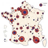 Cartes des manifestations contre la réforme des retraites du 28/10/10