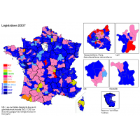 Carte elections legislatives 2007