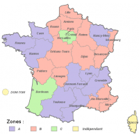 Carte des vacances scolaires 2014-2015