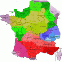 Carte de France des langues regionales