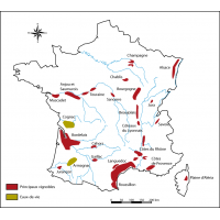 Carte des vins de France