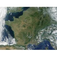 Image satellite de France du 03/07/2001